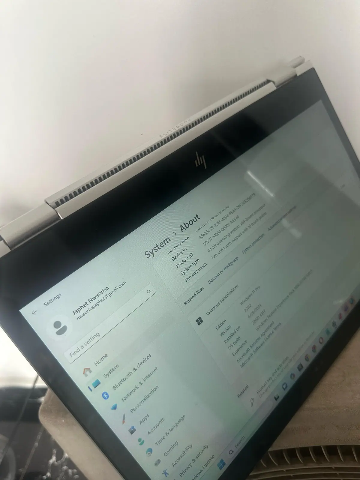 A photograph from Ifechi Nwaorisa's phone, 16 March 2025, Owerri, Nigeria
